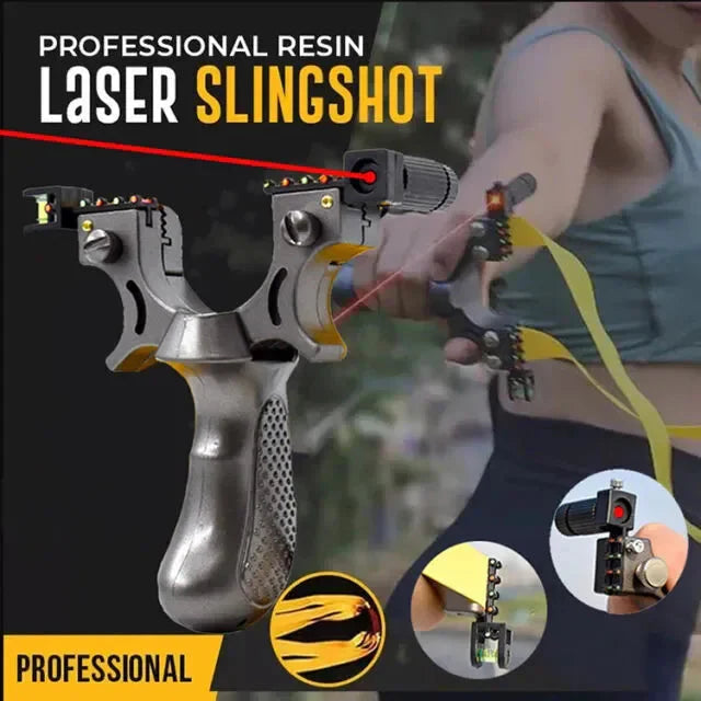 Outdoor Slingshot with Target Practice Laser Slingshot