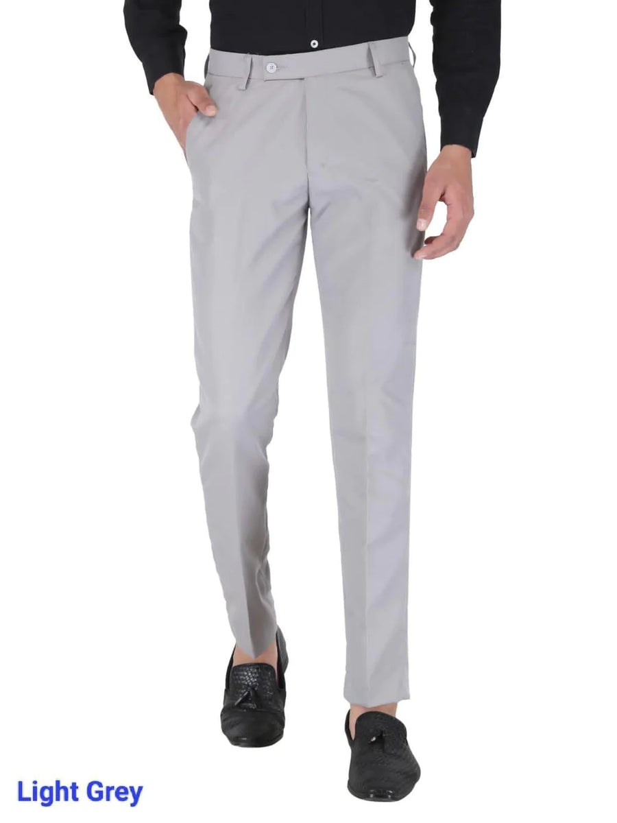 fcity.in - Vei Sastre Black And Brown Combo Slim Fit Formal Trouser For Men  /